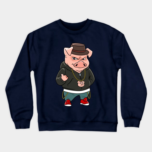 Hog Wild Crewneck Sweatshirt by Pixel_Monkey